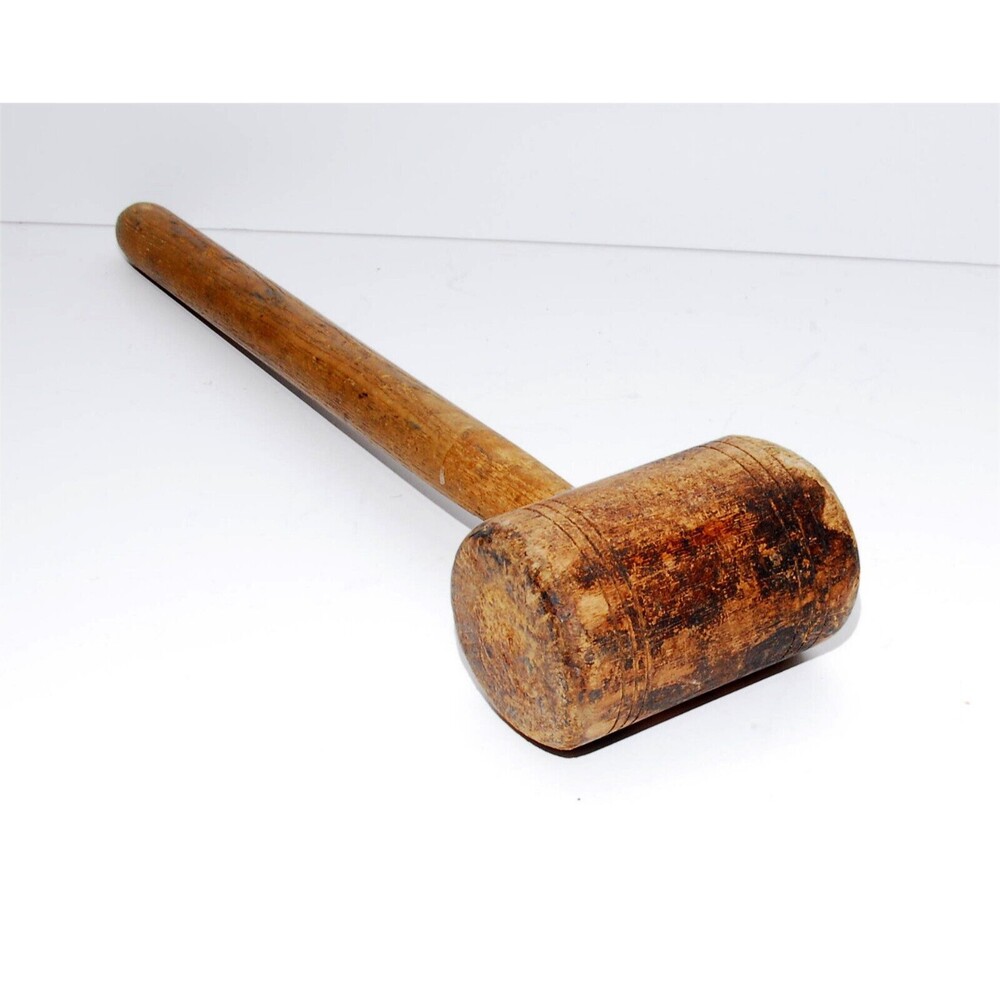 Vintage Wooden Mallet Over 13 oz. Woodworkers Mallet/Hammer